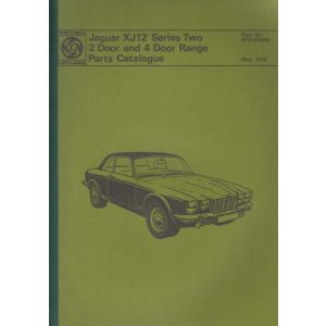 Jaguar XJ12 Series Two Parts Catalogue